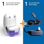 Eva-Dry EDV-1100 Whisper-quiet 16 OZ Dehumidifier with Auto Shut Off and Restart for small spaces in your Home, RV,