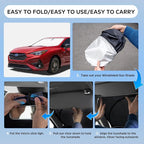 Sun Shade Sunshade for Subaru Impreza 2017-2022 2023 Windshield Cover, 4-Layers Sun Shield 250T Silver Coating Sun Visor for Impreza WRX Sedan Impreza WRX Hatchback WRX STI Car Accessories