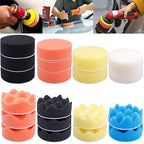 Augshy Polishing Pad, 31 Pcs 3 Inch Polishing Pad Kit, 3 Inch Buffing Pads for Drill Adapter Car Auto Polisher