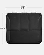 Skechers Memory Foam Car Seat Covers, Leather Seat Covers with Thick Memory Foam, Black Air Cool Rear Seat Covers, Automotive