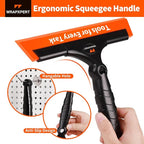 WRAPXPERT Window Tint Squeegee 8.3-Inch Silicone Squeegee for Car Windows, Window Tint Tool Kit for Windshield, Side Mirror, Shower Glass, and House Windows/Door Cleaning