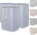 Lifewit 3 Pack Laundry Basket 80L Each, Collapsible Clothes Hamper with Reinforced Handles, Freestanding Waterproof Design fo