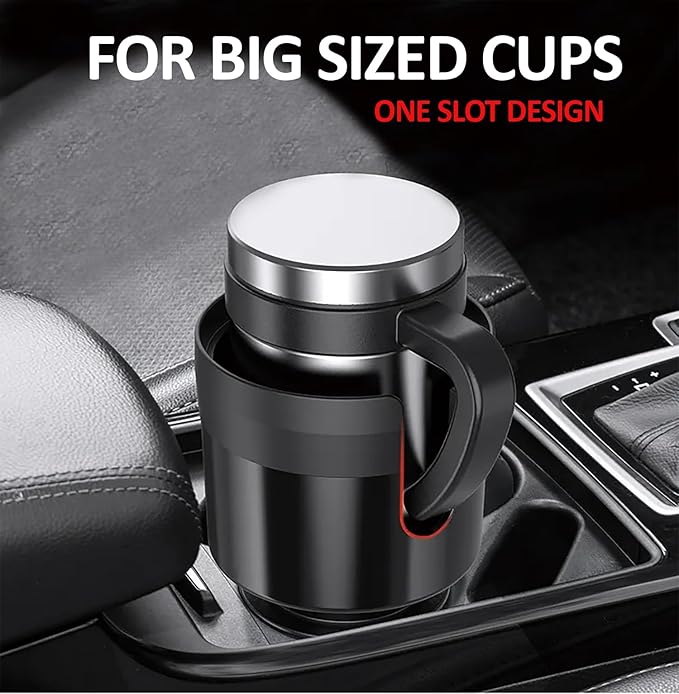 New Car Cup Holder Expander Compatible with Owala FreeSip (32 & 40 Oz. Models), Also Compatible with FreeSip Sway 40oz, Large