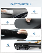 FIILINES Dash Cover for Toyota Camry 2018-2024 (No HUD), Camry Accessories Dashboard Cover Mat No Glare Sunshade Anti-Slip Pa