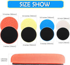 IPELY 6 Pcs 6 Inch Buffing Pads, Polishing Pads 6.5 Inch 165 mm Face for 6 Inch 150mm Base Plate Compounds, Buffer Pads for Polishing and Waxing