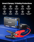 AUTOONE 4000A Car Jump Starter, Battery Jumper Starter Portable for Compact Car Up to 10.0L Gas and 8.0L Diesel Engine Jump