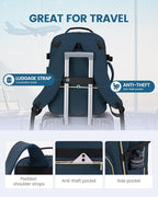 LOVEVOOK Travel Backpack for Women & Men 40L,Airline Approved Carry On Backpack Travel Essentials,TSA Carry on Luggage,Waterp