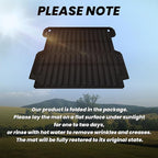 LASFIT Truck Bed Mat for Honda Ridgeline 2026 2025 2024 2023 2022 2021 2020 2019 2018 2017 5.3FT (64.0 in) Bed Mat, TPE All Weather Custom Fit Truck Cargo Bed Liner, Black