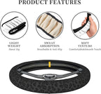 Steering Wheel Cover Universal Fit Car Interior Accessories for Women Men 15 Inch Breathable Anti Slip Odorless Neoprene Stee