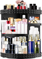 Makeup Organizer 360 Degree Rotating 7 Adjustable Layers Large Capacity Cosmetic Organizer Transparent Make Up Organizers and