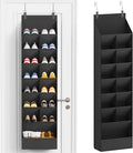 Lifewit 8 Tier Over the Door Shoe Organizer with 15 Large Deep Pockets, Fabric Hanging Shoes Shelf for Closet, Dorm Storage, 