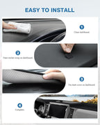 FIILINES Dash Cover for Nissan Frontier 2022-2025, Dashboard Mat Frontier Accessories Dashboard Cover Sunshade Nonslip Mesh P