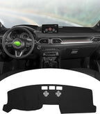 FIILINES Dash Cover for Mazda CX-5 CX5 2017-2025 (Without HUD), Dashboard Mat Cover Sunshade Nonslip Mesh Protector No Glare 