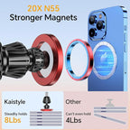 Kaistyle for Magsafe Car Mount【20 Strong Magnets】Magnetic Phone Holder for Car Phone Holder Mount Dash Mounted Holders Cell Phone Holders for Your Car Accessories for Women Men for iPhone 17 16 15 14