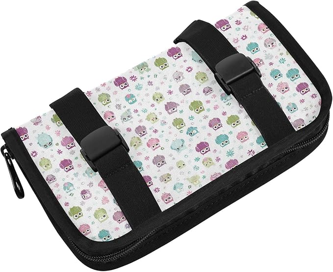Car Tissue Holder Car Visor Organizer Tissue Box Holder for Car Sun Visor Organizer with Car Vehicle Accessories Essentials Interior for Women Men Kawaii Owls and Flowers