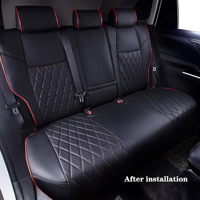 HKZ Fit RAV4 Car Seat Covers Set for 2019 2020 2021 2022 2023 2024 2025 Toyota RAV4 LE,XLE,XLE Premium,Limited - 5 Seats Full