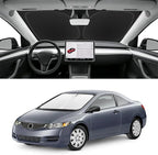 Custom Fit Windshield Sun Shade for Honda Civic 2006-2011, Blocks UV & Heat, Front Window Sunshade Accessories, Easy Fold & Store Keep Your Car Cooler