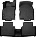 VIWIK Floor Mats Compatible for 2014-2020 Rogue, Car Mats All Weather Custom Floor Liners Full Set, Automotive Floor Mats TPE Black (Not for Rogue Sport or Select Models)