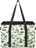 Reusable Grocery Bag, Foldable Large Shopping Tote Bag for Groceries Kitchen Picnic Car Trunk