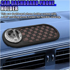 Multifunction Car Anti-Slip Mat, Rotatable Temporary Parking Number, Universal Auto Dashboard Organizer Pad Accessory for Pho