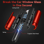 4 Pack Emergency Window Breaker Seatbelt Cutter, Safety Hammer Glass Breaker and Seat Belt Cutter Under Water Escape Tool Saf