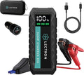Lectron 4000A Car Battery Jump Starter, Portable Battery Booster Pack for Up to 10.0L Gas/8.0L Diesel Engines, 12V Jump Box