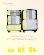 BAGSMART 6 Set /4 Set/2 Set Compression Packing Cubes for Travel, Lightweight Luggage Organizer Bags, Durable Space Saver Bag