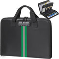 Accordion File Organizer with Combination Lock,Fireproof Expanding File Folder with Multi Pockets,13 Pockets Document Organiz