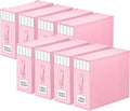 StorageTastic 8 Pack Bed Sheet Closet Organizers and Storage,Sturdy Foldable Storage Containers with Window and Label,Storage