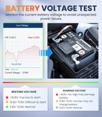 OBD2 Scanner with ABS SRS Transmission, Reset Fault Lights | Check Engine Code Reader with Full OBDII Functions | DLC Pin