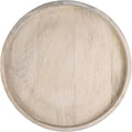 Santa Barbara Design Studio Mango Wood Lazy Susan for Table Top Turntable Charcuterie Board Serving Tray, 15.75" D x 2" H, Bl