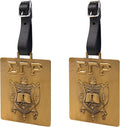 Sigma Gamma Rho Sorority Paraphernalia - Official Vendor - Luggage Tags - Set of 2 - Greek Letters and Shield