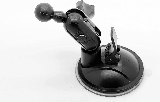 ChargerCity Dash Cam Suction Cup Mount for Garmin Dash Cam 2 3 45 46 47 55 56 57 65W 66W 67W X110 X210 X310 Tandem Speak Plus (Best Viewing Adjustment w/Dual Ball Joint Design)