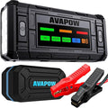 AVAPOW TJ18 5000A Battery Jump Starter Portable with 4 HD Display PD 18W Fast Charging12V Jump Box Car Battery Jump Starter