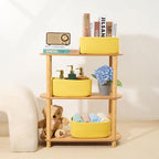 MiniArk Small Storage Baskets for Organizing | Closet Organizer Bins | Shelf Toy Basket | Woven Rope Baskets | Cube Decorativ