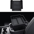 ECOZEN Center Console Organizer For 2021-2026 Chevy Tahoe/Suburban & GMC Yukon/Yukon XL - Armrest Organizer Tray For 2021-2026 Tahoe/Suburban/Yukon Accessories - Not Fit For Power-Sliding Console
