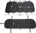 FH Group Car Seat Cover Cushion - Rear Seat Covers for Cars Trucks SUV, Faux Leather Car Seat Cushions, Waterproof Car Seat C