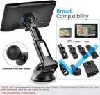 1Zero GPS Suction Cup Mount for Garmin [Quick Extension Arm], Replacement GPS Dash Ball Mount Dashboard Windshield Car Holder for Garmin Nuvi Dezl Drive Drivesmart Zumo Driveassist DriveLuxe RV
