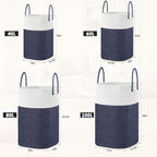 Laundry Basket,Woven Cotton Rope Laundry Hamper,Versatile Storage for Dirty Clothes,Baby Toys,and Blankets in Bathroom, Nurse