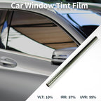 Nano Ceramic Car Window Tint Film VLT 10% IRR 87% UVR 99% Dark Green 5ft x 24inch Privacy Film 2mil PET 1 Pc