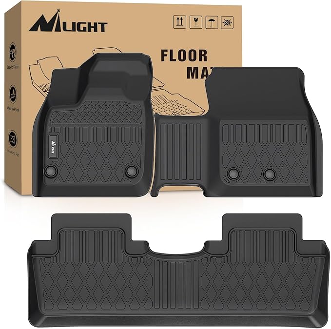 Nilight TPE Floor Mats for Nissan Ariya 2023 2024 2025 2026,All Weather Custom Fit Heavy Duty Floor Liners