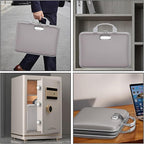 Fireproof File Organizer,Fireproof Document Box with Lock,Large 13 Pocket Expanding File Folder,Hard-Shell Portable Safe Stor