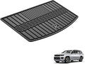 3W Cargo Liner Compatible for Jeep Grand Cherokee L 2021-2025 2026 All Weather Custom Fit TPE Cargo Tray Heavy Duty Trunk Mats, Black