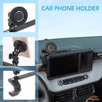 Aunginsy Dashboard Magnetic Phone Holder Compatible with Ford Maverick 2022-2024, Car 8-inch Navigation Screen Upper Panel Fixed Clip Mobile Phone Mount for Most Cell Smartphone Bracket Accessories