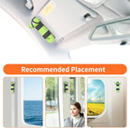 Car Safety Hammer, 3-in-1 Emergency Escape Tool with Window Breaker and Seat Belt Cutter, 2-Pieces Safety Emergency Car Escap