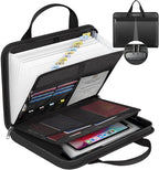 onvvippiv File Organizer Fireproof Expanding Accordion File Folder with Lock Zipper Labels13 Pockets Document Organizer Holde