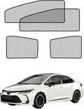 Car Window Shades for Toyota-Corolla(2019-2024),4 Pack Car Window Cover for Baby Sun Shade Blocker Breathable Mesh,Reduce UV Rays & Heat Insulation Privacy Protection for Camping, Travel, Sleep