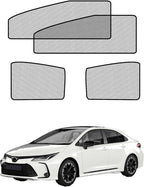 Car Window Shades for Toyota-Corolla(2019-2024),4 Pack Car Window Cover for Baby Sun Shade Blocker Breathable Mesh,Reduce UV Rays & Heat Insulation Privacy Protection for Camping, Travel, Sleep