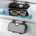 Sunglasses Holder for Car Visor Leather Eyeglasses Organizer Case for BMW X3 X5 X7 X1 3 4 2 5 Series Accessories