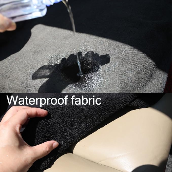 Back Seat Cover Waterpoof Rear Bench Towel Seat Cover for Gym Swimming Surfing Running, Non-Slip Rear Seat Protector Universa